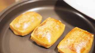 味噌餅の調理はオーブントースターかホットプレートかフライパンで弱火で焼く