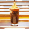 トラジャコーヒーのアイスカフェラテフロート